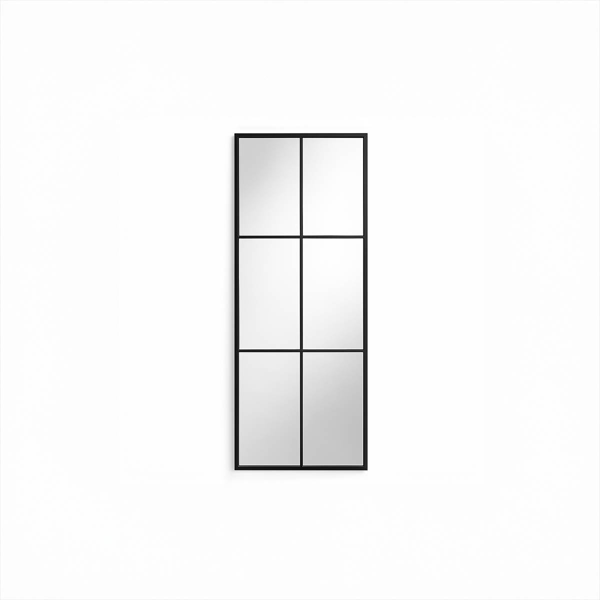 Urban Grid Rectangle  – Arched Floor Mirror