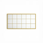 Urban Grid Rectangle Wall Mirror