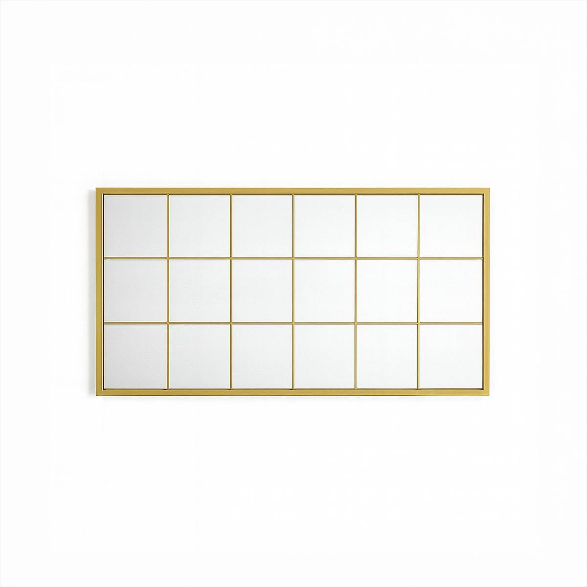 Urban Grid Rectangle Wall Mirror