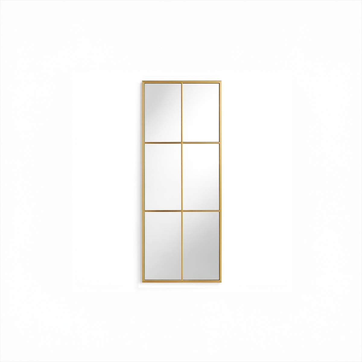 Urban Grid Rectangle Wall Mirror