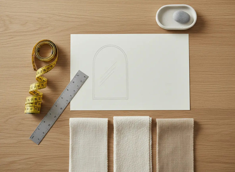 fabric ruler drawing
