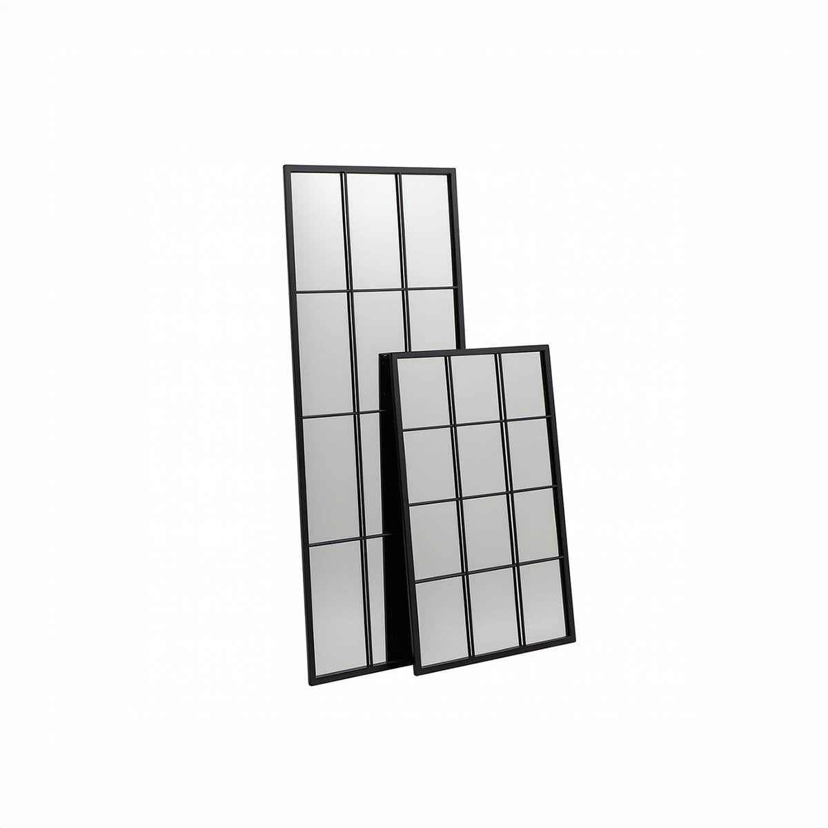Urban Grid Rectangle  – Arched Floor Mirror